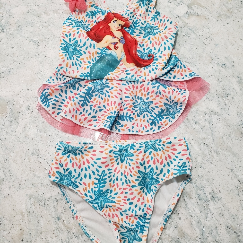 Disney's The Little Mermaid 2 pc Bathing Suit size 3T